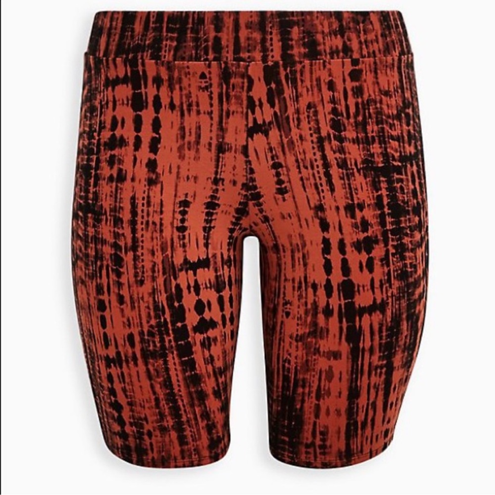 Striped Tie Dye Auburn Bike Short